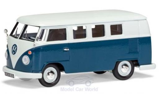 Modelauto Volkswagen T1 Base (Typ 2) Camper wit/blauw RHD 1/43 Vanguards