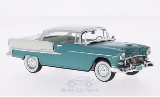 Modelauto Chevrolet Bel Air Coupe Hardtop turquoise/beige 1955 1/43 Vitesse
