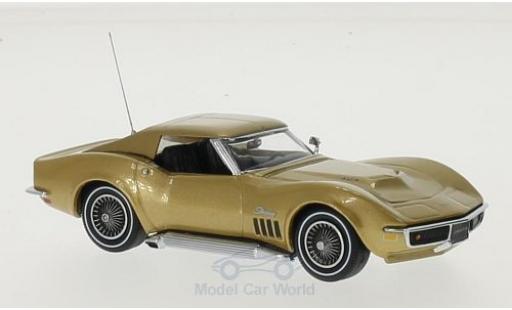 Modelauto Chevrolet Corvette Coupe (C3) gold 1969 1/43 Vitesse