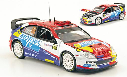 Modelauto Citroen Xsara WRC No.68 Motors TV Rally WM Rally Frankreich 2010 Y.Muller/G.Mondesir 1/43 Vitesse