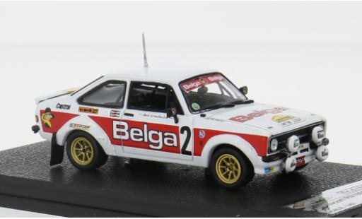 Modelauto Ford Escort RS 1800 MKII No.2 Belga Rally du Condroz 1979 1/43 Vitesse