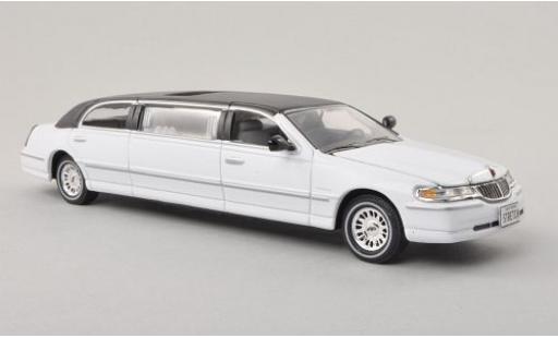 Modelauto Lincoln Town Car Base wit/zwart 2000 1/43 Vitesse