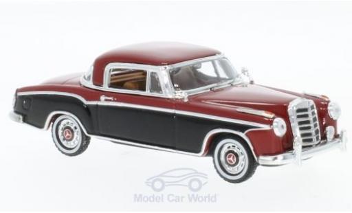 Modelauto Mercedes 220 SE Coupe rood/zwart 1958 1/43 Vitesse