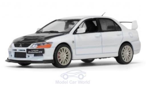 Modelauto Mitsubishi Lancer Evolution IX wit/zwart 1/43 Vitesse