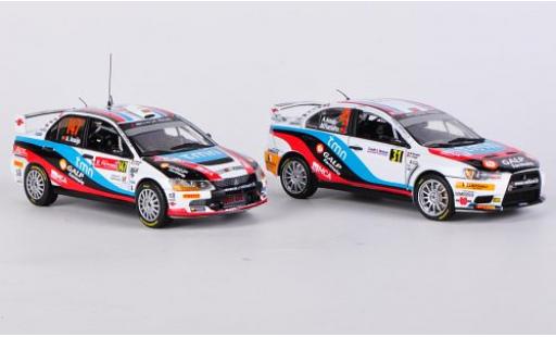 Modelauto Mitsubishi Lancer Evolution IX & X PWRC Champion Boxset A.Araujo/M.Ramalho 1/43 Vitesse