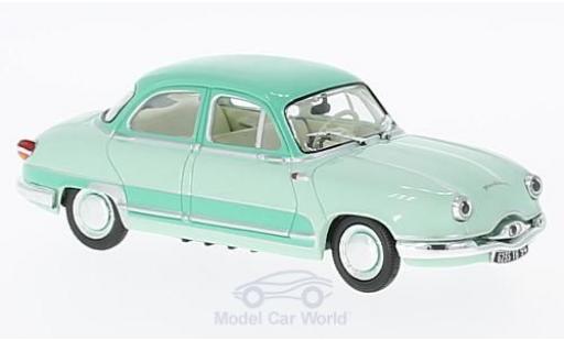 Modelauto Panhard Dyna Z12 Grand Standing groen/groen 1957 1/43 Vitesse