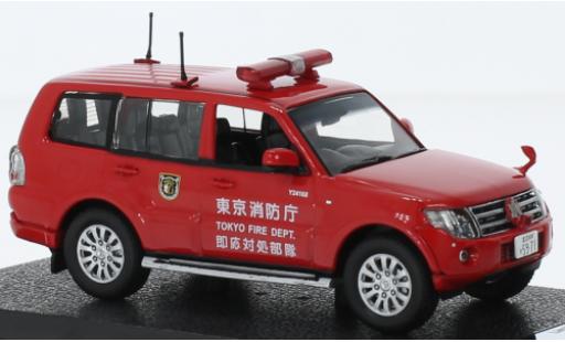 Modelauto Mitsubishi Pajero Base RHD Tokyo feu Departement 1/43 Vitesse