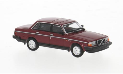 Modelauto Volvo 240 GL rood 1/87 Minichamps