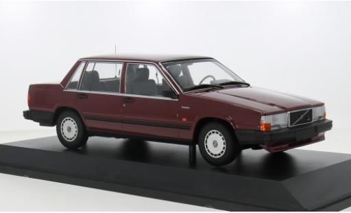 Modelauto Volvo 740 GL rood 1/18 Minichamps