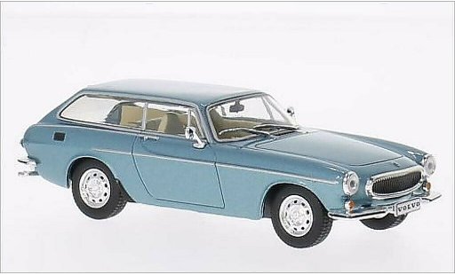 Volvo P1800 ES 1/43 WhiteBox metallic blauw 1972 modelauto