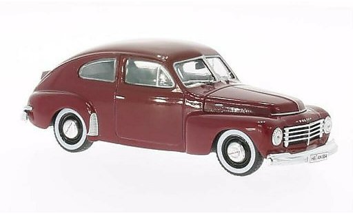 Volvo PV PV444 1/43 WhiteBox 444 rood 1943 modelauto