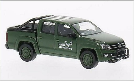 Volkswagen Amarok Base 1/87 Wiking Forstverwaltung groen modelauto