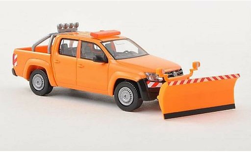 Volkswagen Amarok Base 1/87 Wiking Winterdienst met Raumschild modelauto