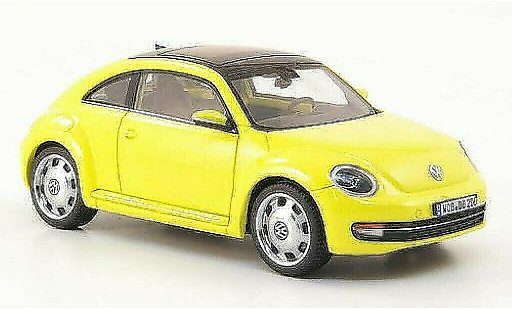 Volkswagen Beetle Base 1/43 Schuco geel 2011 modelauto
