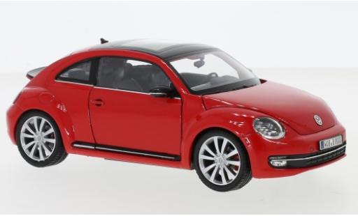 Modelauto Volkswagen Beetle Base rood 1/24 Welly