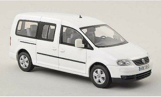 Volkswagen Caddy Maxi Life Base 1/43 Minichamps Maxi Life wit modelauto