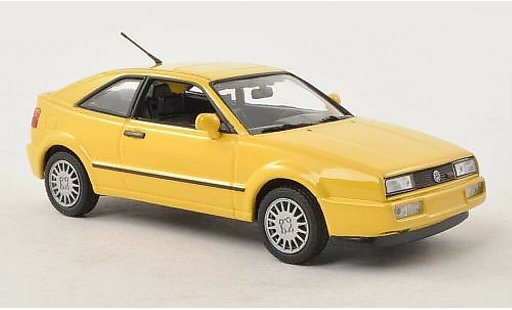 Volkswagen Corrado G60 1/43 Minichamps geel 1990 modelauto