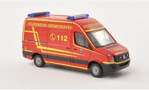 Volkswagen Crafter Base 1/87 Herpa HD Brandweer Bremerhaven modelauto