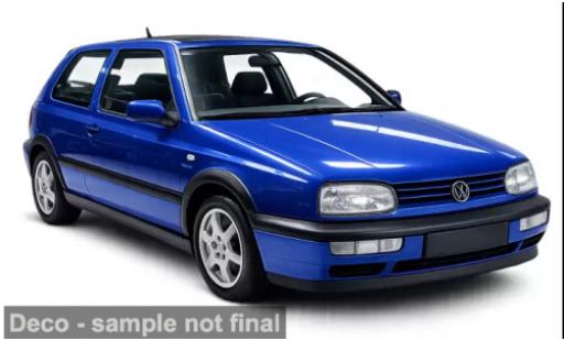 Modelauto Volkswagen Golf GTI blauw 1994 1/18 Norev