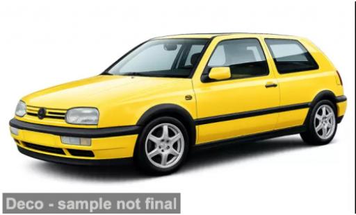 Modelauto Volkswagen Golf GTI geel 1994 1/18 Norev