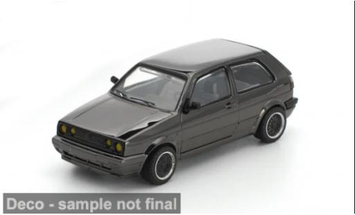 Modelauto Volkswagen Golf GTI MK2 antraciet 1/64 Pop Race