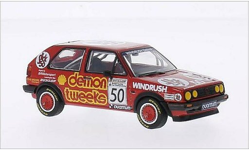 Volkswagen Golf GTI 1/43 Vanguards RHD No.50 Demon Tweeks Team Demon Tweeks BTCC Silverstone 1988 modelauto