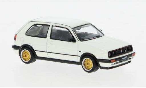 Modelauto Volkswagen Golf GTI Mk2 wit 1/64 Pop Race