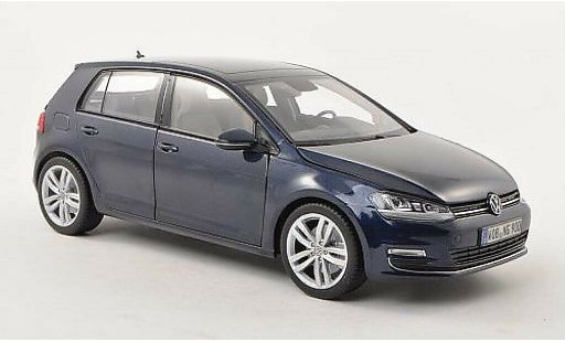 Volkswagen Golf Base 1/18 Norev blauw 5-Turer modelauto