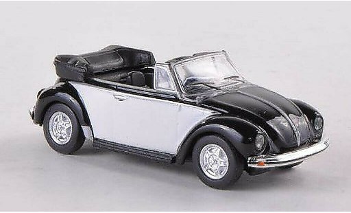 Volkswagen Kafer Cabriolet 1/87 Schuco zwart/wit modelauto