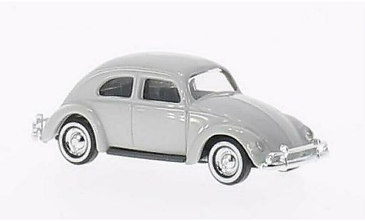 Volkswagen Kafer Base 1/87 Busch grijs Ovalfenster Exportmodell modelauto