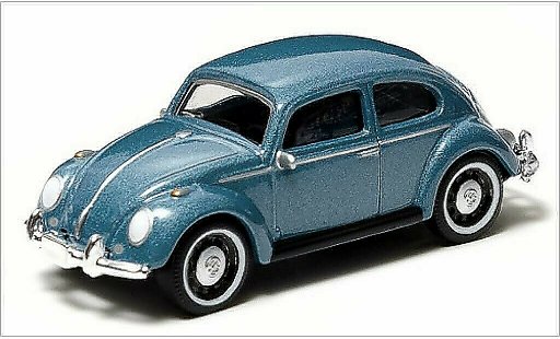 Volkswagen Kafer Base 1/64 Greenlight metallic blauw modelauto