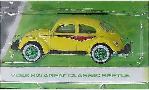 Volkswagen Kafer Base 1/64 Greenlight Special Version geel modelauto