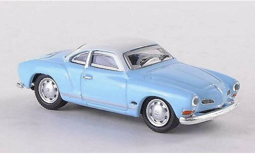 Volkswagen Karmann Ghia Coupe 1/87 Schuco Ghia blauw/wit modelauto