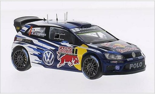 Volkswagen Polo WRC 1/43 Spark R No.1 Motorsport Red Bull Rally Monte Carlo 2015 /J.Ingrassia modelauto