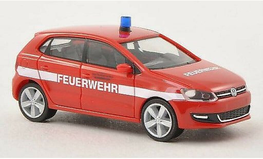 Volkswagen Polo Base 1/87 Herpa V (6R) Brandweer Frankfurt 5-Turer modelauto