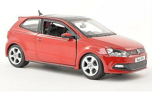 Volkswagen Polo GTI 1/24 Burago V rood modelauto
