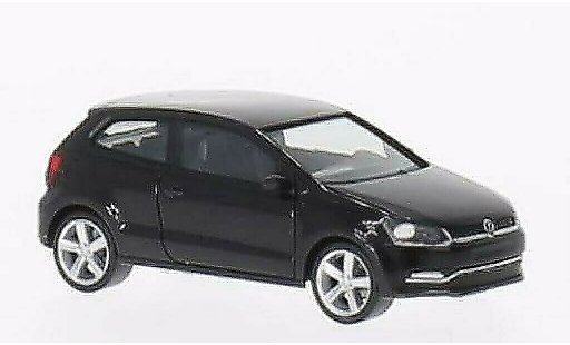 Volkswagen Polo Base 1/87 Herpa V (Typ 6C) 3-turig zwart 2014 modelauto