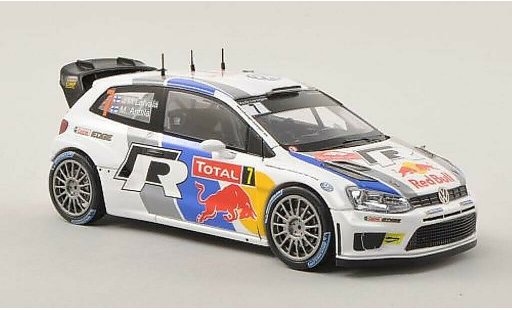 Volkswagen Polo WRC 1/43 Spark No.7 Red Bull Rally Monte Carlo 2013 modelauto