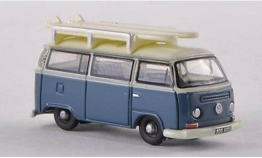 Volkswagen T1 Base 1/148 Oxford Bus blauw/wit met Surfbretter modelauto