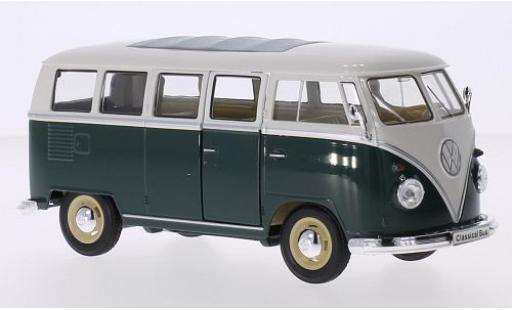 Modelauto Volkswagen T1 Base Bus gr&Atilde;&frac14; 1/24 Welly