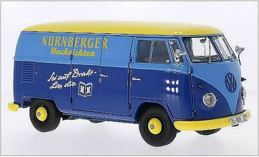 Volkswagen T1 Base 1/18 Schuco bestelwagen Nurnberger Nachrichten modelauto
