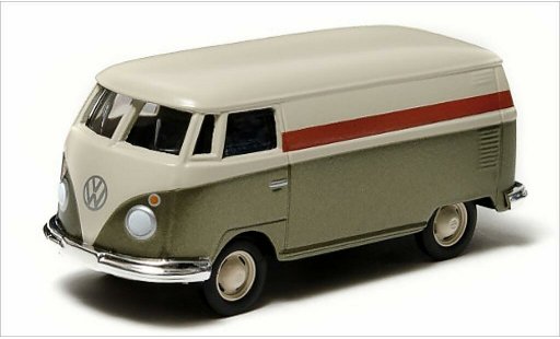 Volkswagen T1 Base 1/64 Greenlight Bestelwagen beige/gold modelauto
