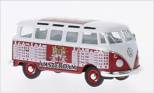 Volkswagen T1 B 1/64 Greenlight Samba Amsterdam 1962 modelauto