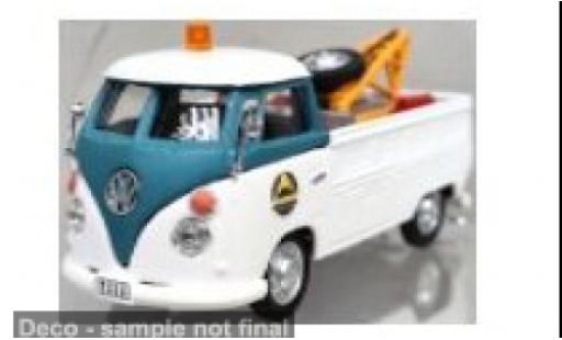 Modelauto Volkswagen T1 Base wit/blauw 1/43 Cararama