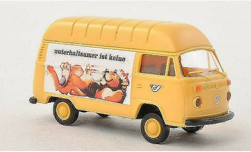 Volkswagen T2 Base 1/87 Brekina Hochdak-bestelwagen osterreichische Post / Kronenzeitung (A) modelauto