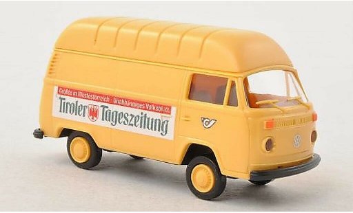 Volkswagen T2 Base 1/87 Brekina Hochdak-bestelwagen osterreichische Post / Tiroler Tageszeitung (A) modelauto