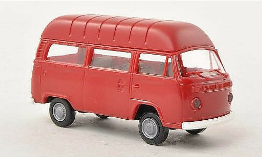 Volkswagen T2 Base 1/87 Brekina Hochdak-Stationwagen rood modelauto