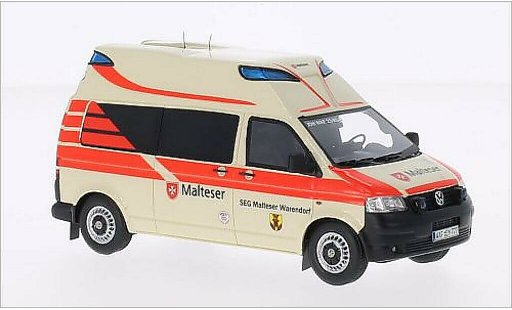 Volkswagen T5 T5 GP 1/43 Neo Hornis Ambulance Malteser 2010 modelauto
