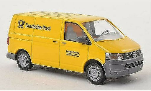 Volkswagen T5 Base 1/87 Wiking bestelwagen Deutsche Post modelauto