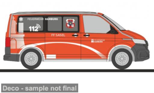 Modelauto Volkswagen T6 T6.1 .1 FW Hamburg - Sasel 1/87 Rietze